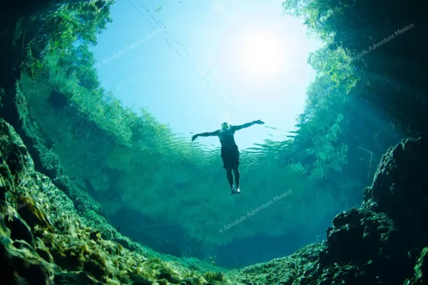 tour privado en dos cenotes en la Riviera Maya