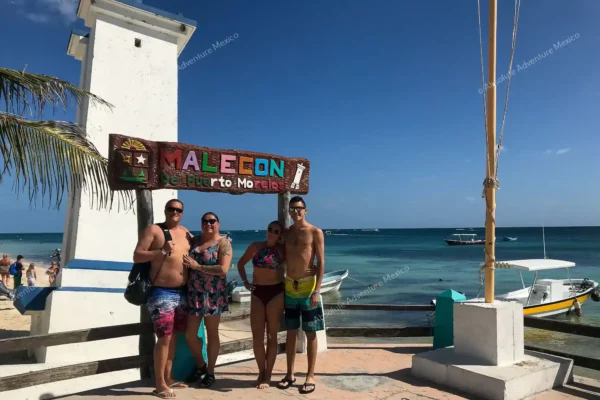 tour privado snorkel arrecife Puerto Morelos en la Riviera Maya