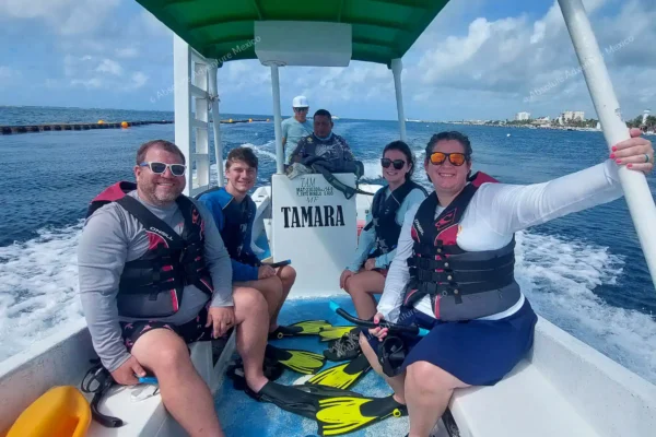 tour privado snorkel arrecife Puerto Morelos en la Riviera Maya