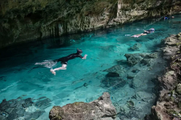 tour privado Yal Ku y cenote en la Riviera Maya